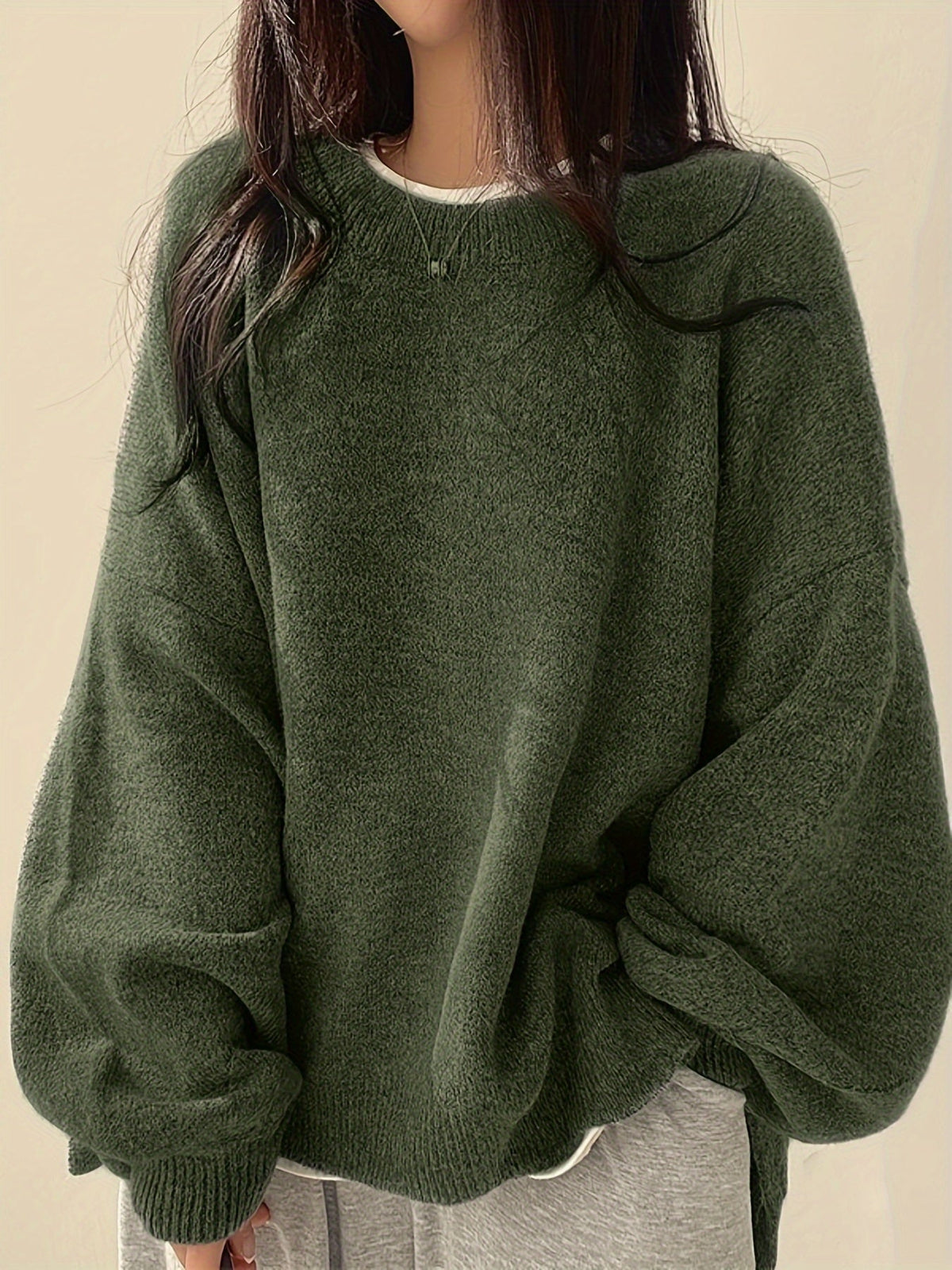 Pearline - Crew Neck Long Sleeve Sweater