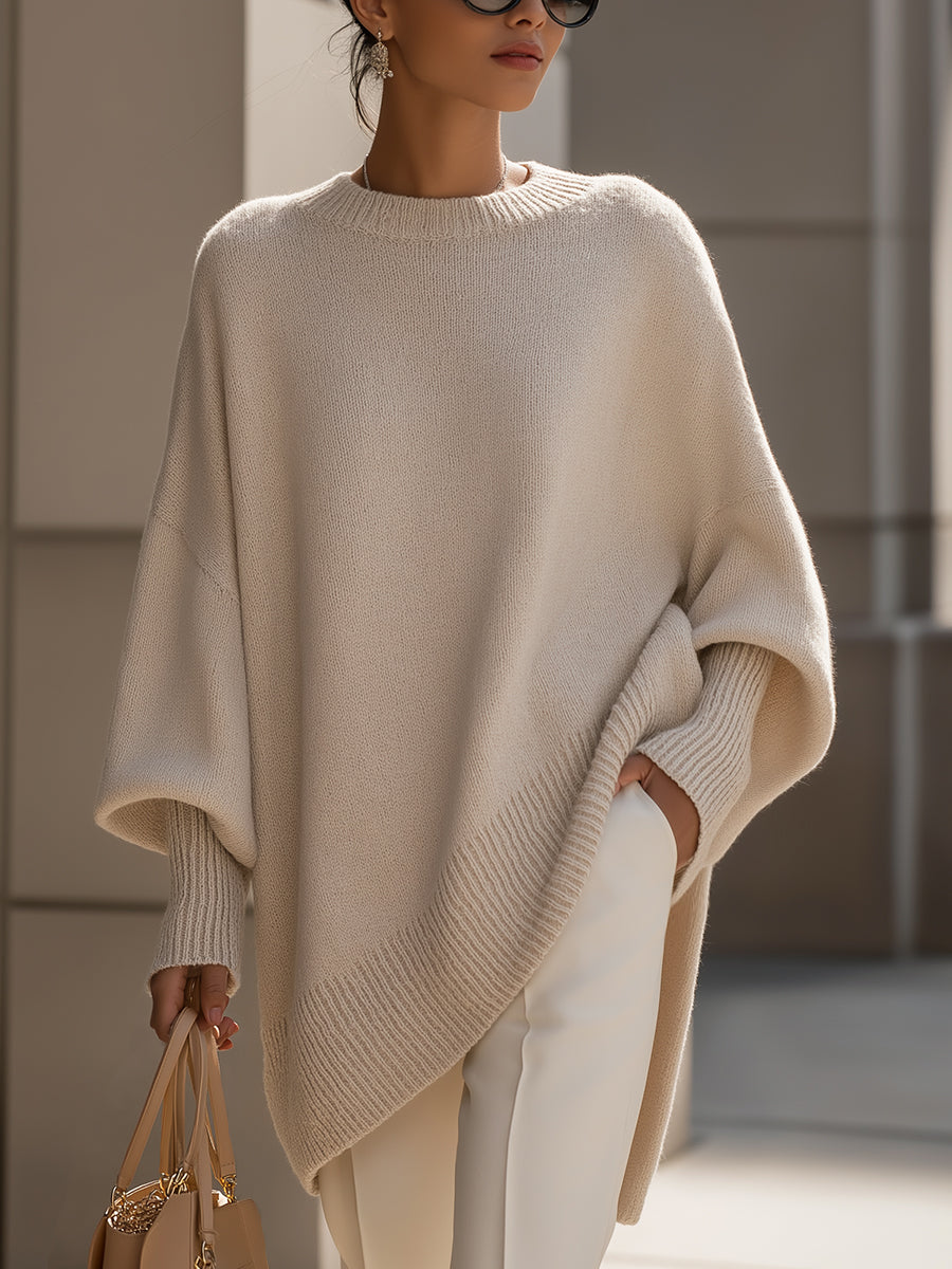 Women’s Ribbed Knit Crewneck Sweater