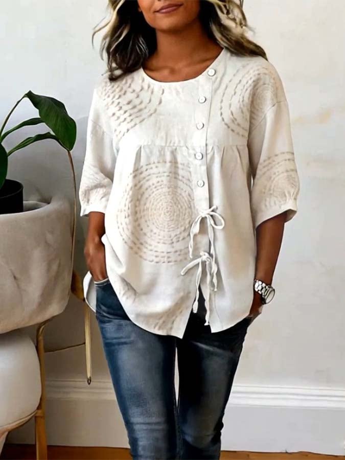 Women’s Embroidered Boho Blouse