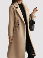 Women’s Belted Long Winter Coat