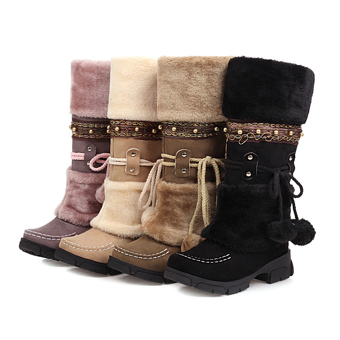 Rena Plush Snow Boots