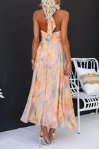 Women’s Printed Flowy Maxi Dress
