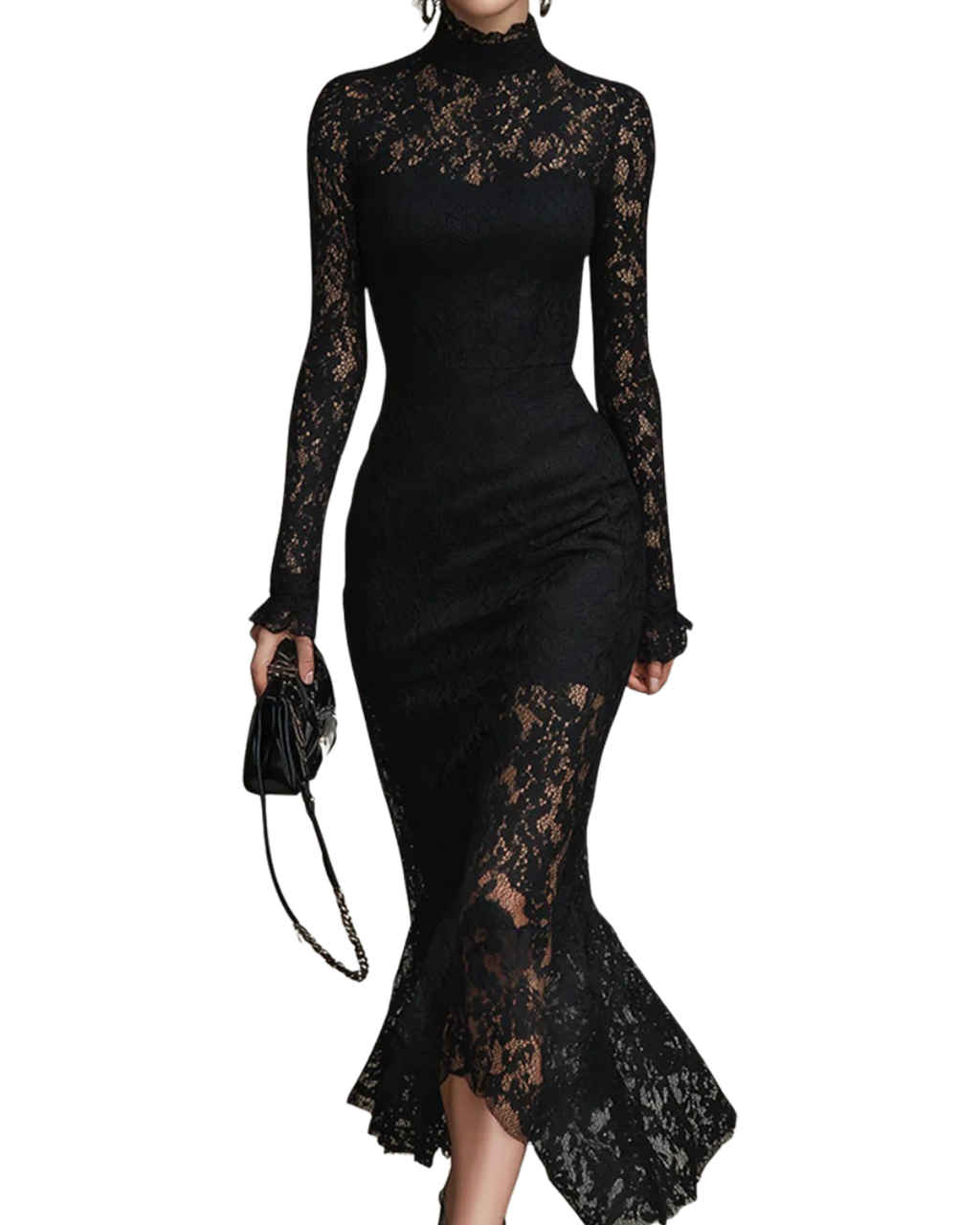 Women’s Black Maxi Evening Dress
