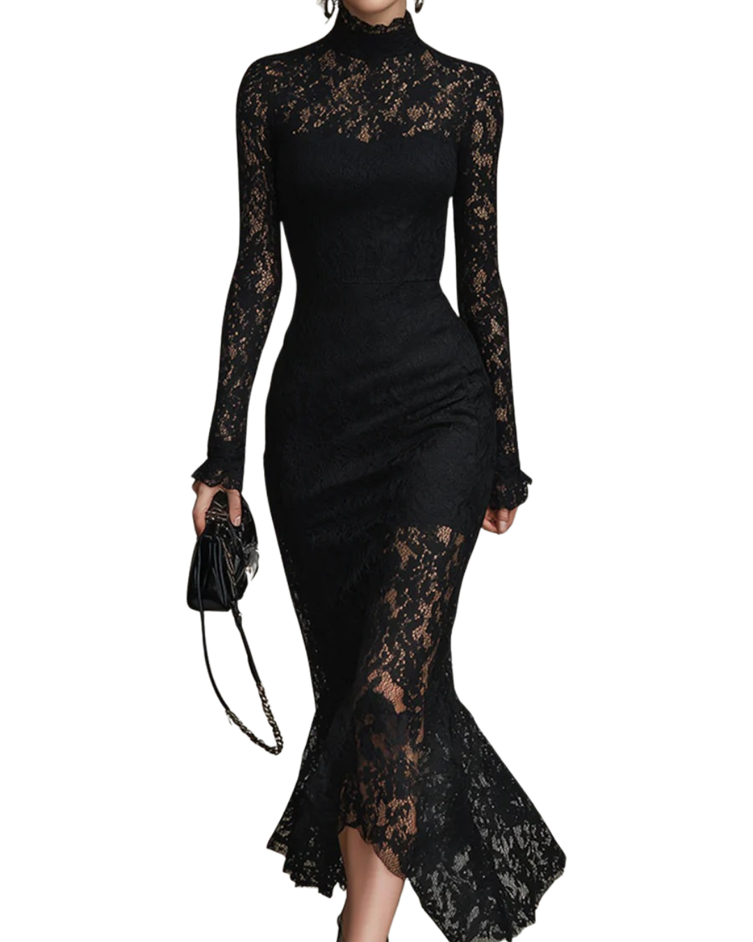 Women’s Black Maxi Evening Dress