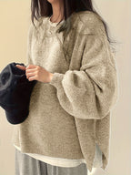 Pearline - Crew Neck Long Sleeve Sweater