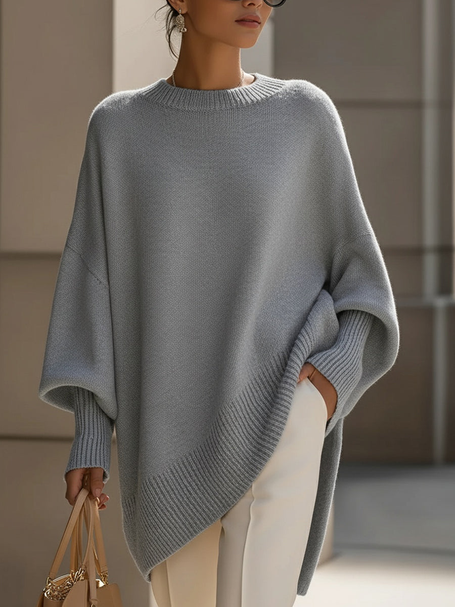 Women’s Ribbed Knit Crewneck Sweater