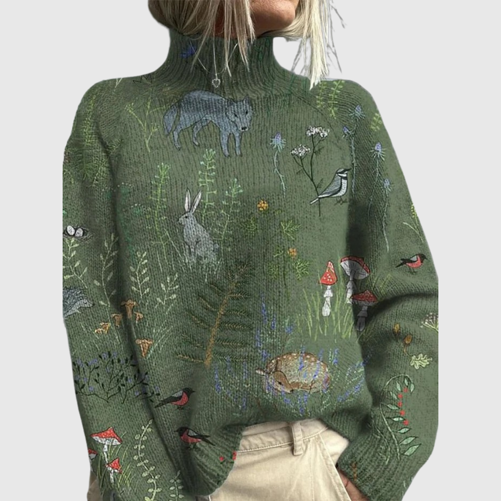 Women’s Warm Turtleneck Pullover Sweater