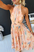 Women’s Printed Flowy Maxi Dress
