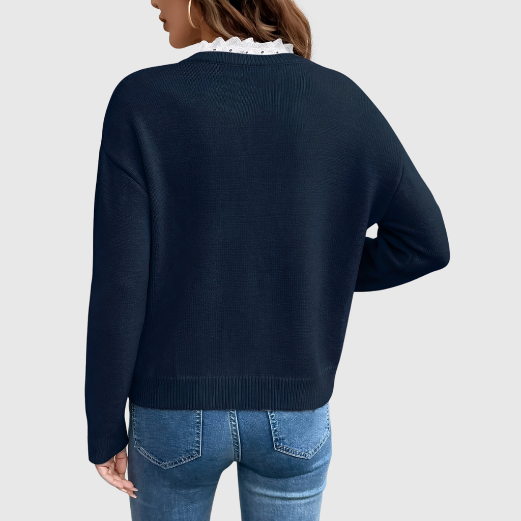 Women’s Elegant Knit Pullover Sweater