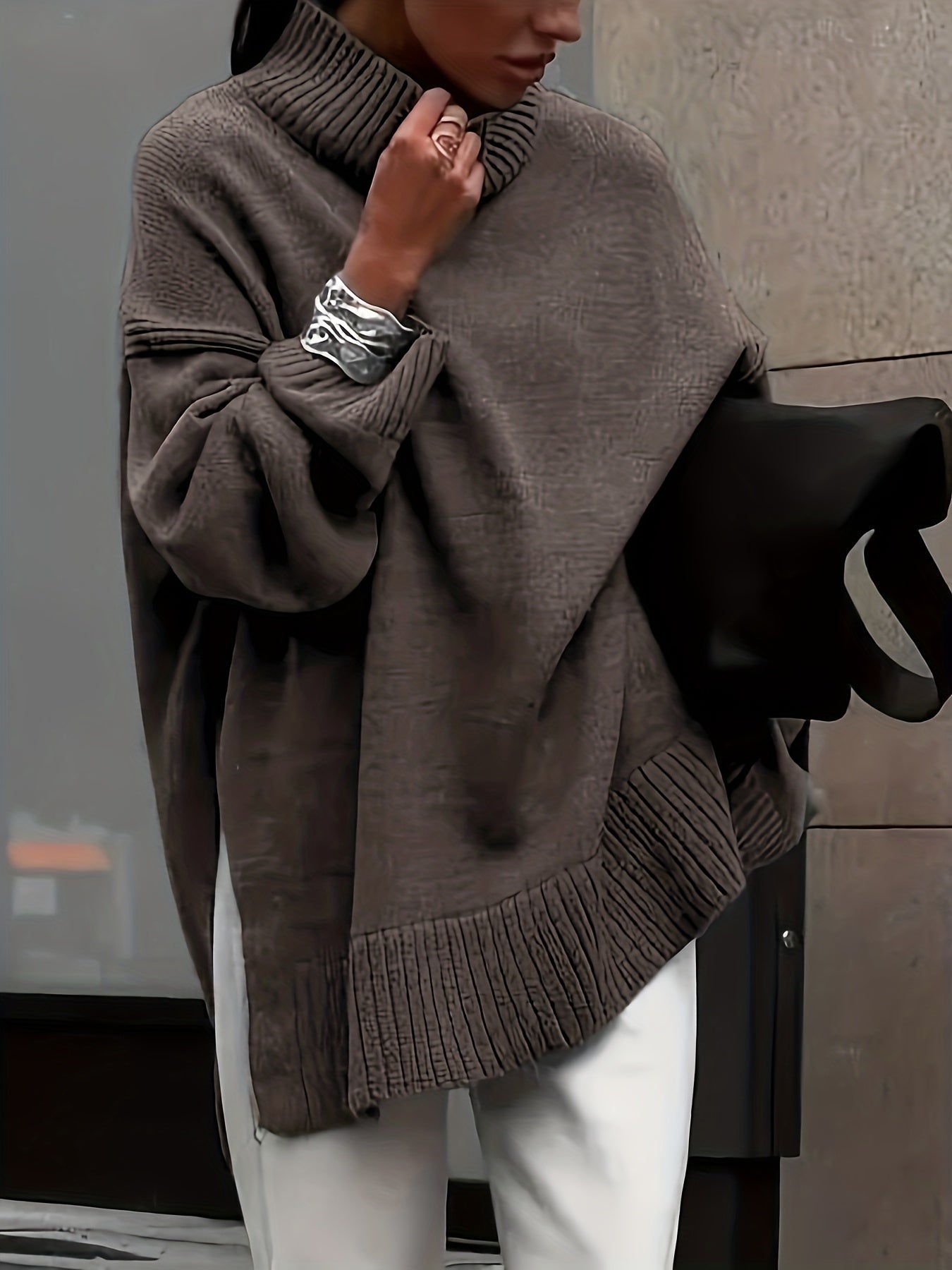 Women’s Plus Size Winter Pullover Sweater