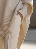 Women’s Ribbed Knit Crewneck Sweater