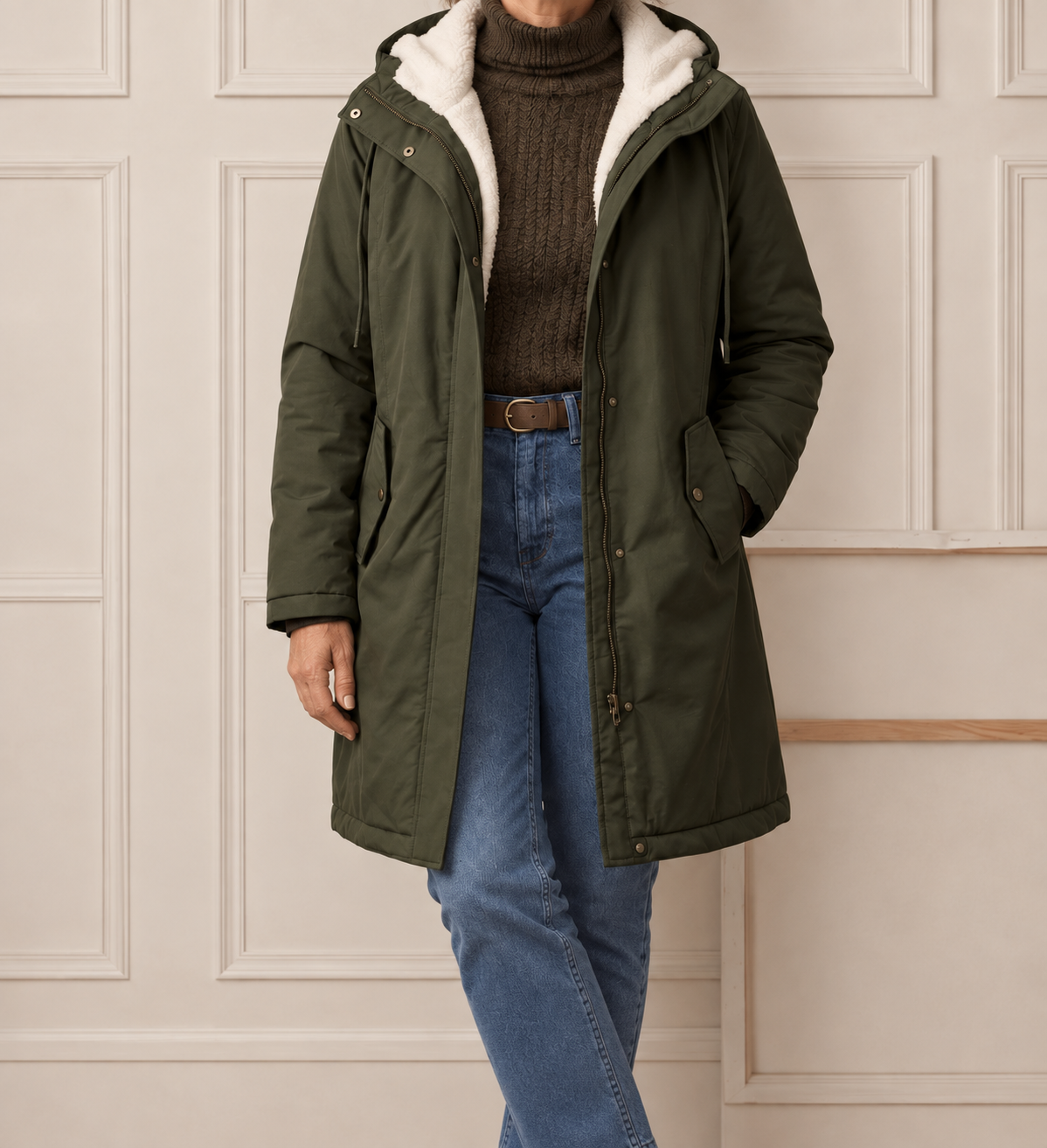 Olivia™ | Cozy Hooded Weatherproof Coat