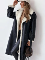 Women’s Belted Double-Breasted Trench Coat