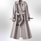 Women’s Double Breasted Belted Trench Coat
