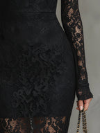 Women’s Black Maxi Evening Dress