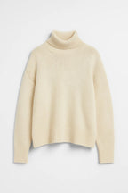 Women’s Loose Fit Turtleneck Knit Sweater
