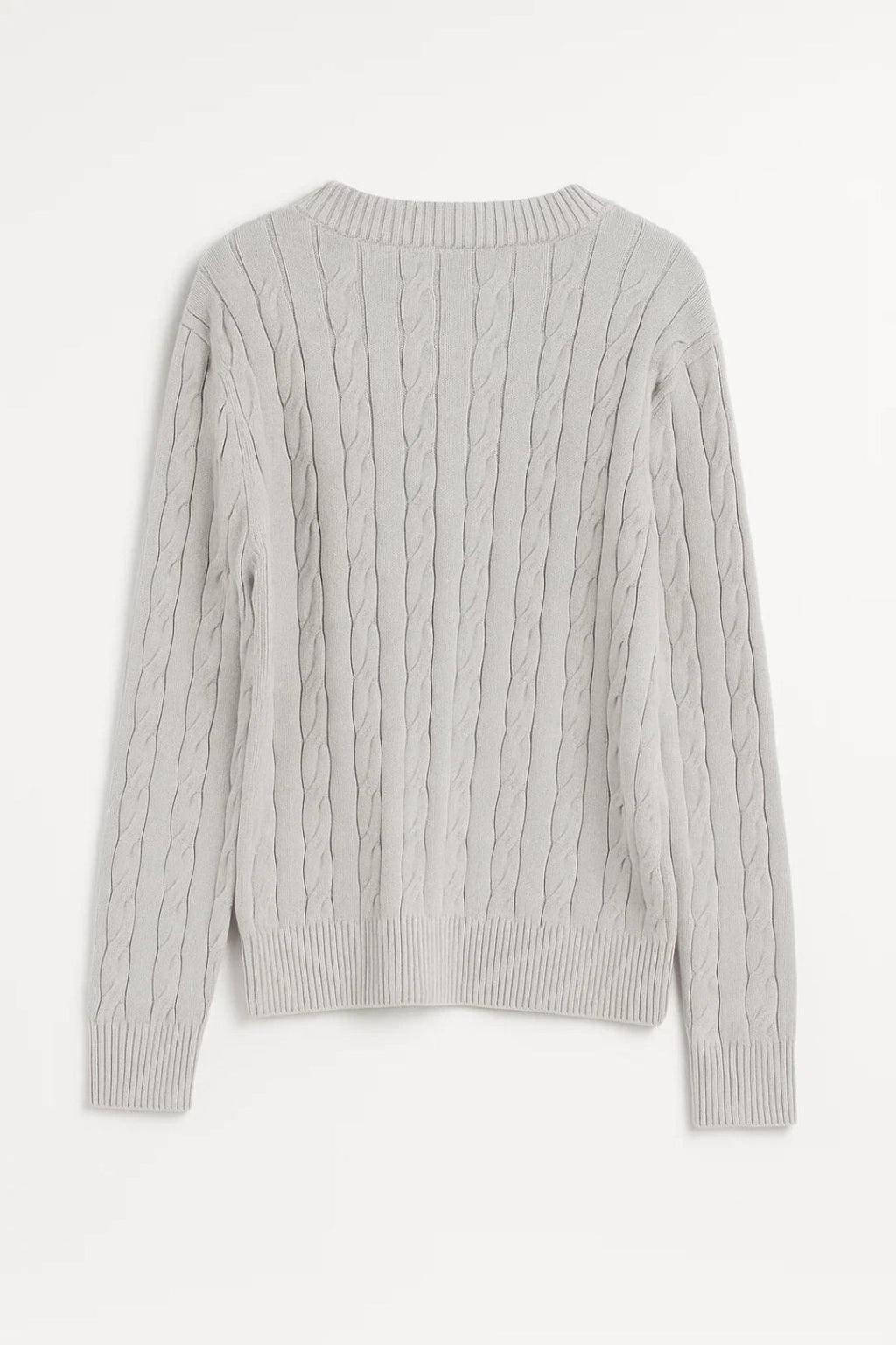 Women’s V-Neck Cable-Knit Sweater