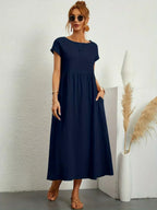 Women’s Elegant Flowy Midi Dress