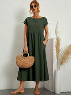 Women’s Elegant Flowy Midi Dress