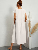 Women’s Elegant Flowy Midi Dress