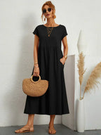 Women’s Elegant Flowy Midi Dress