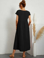 Women’s Elegant Flowy Midi Dress