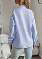 Women’s Polo Collar Button Down Blouse