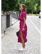 Women’s V-Neck Floral Print Dress