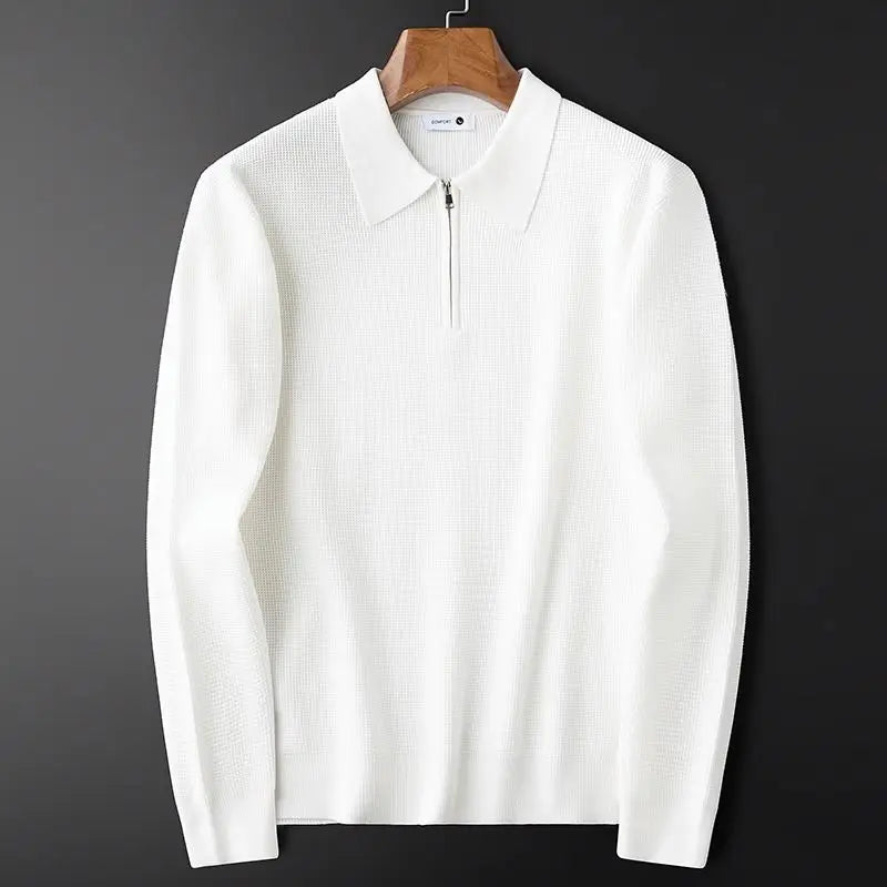 Ashford™ Half-Zip Polo Sweater