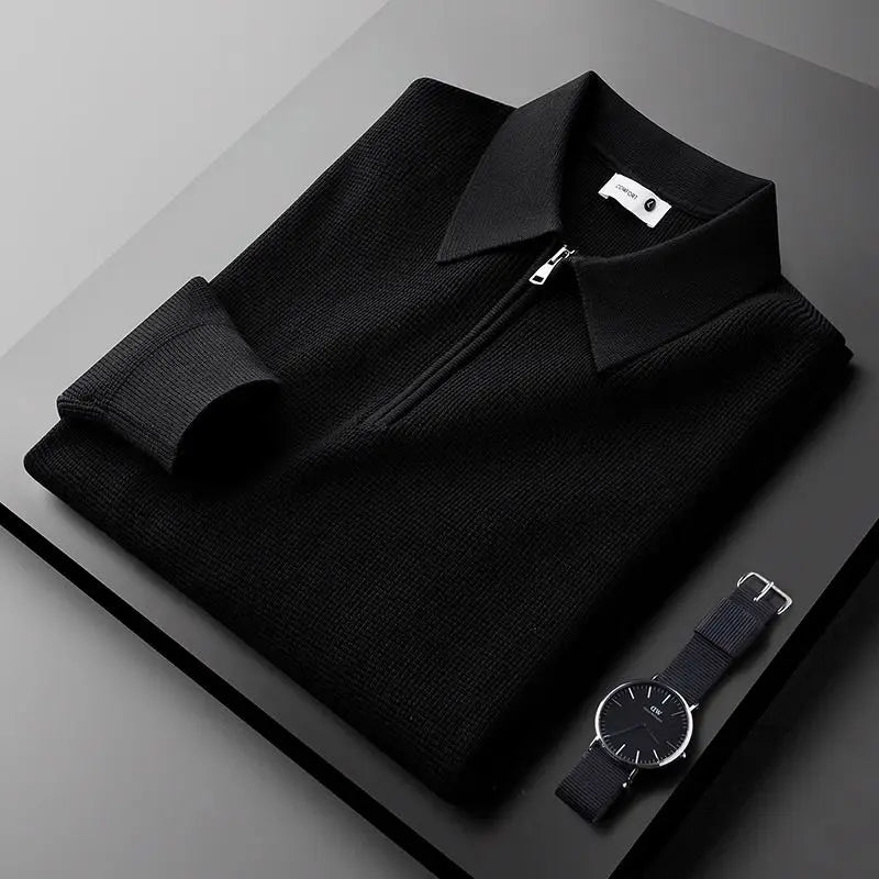 Ashford™ Half-Zip Polo Sweater