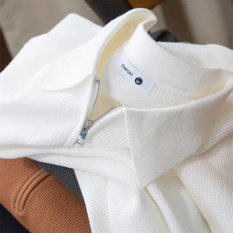 Ashford™ Half-Zip Polo Sweater