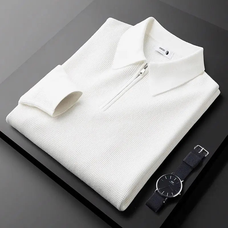 Ashford™ Half-Zip Polo Sweater