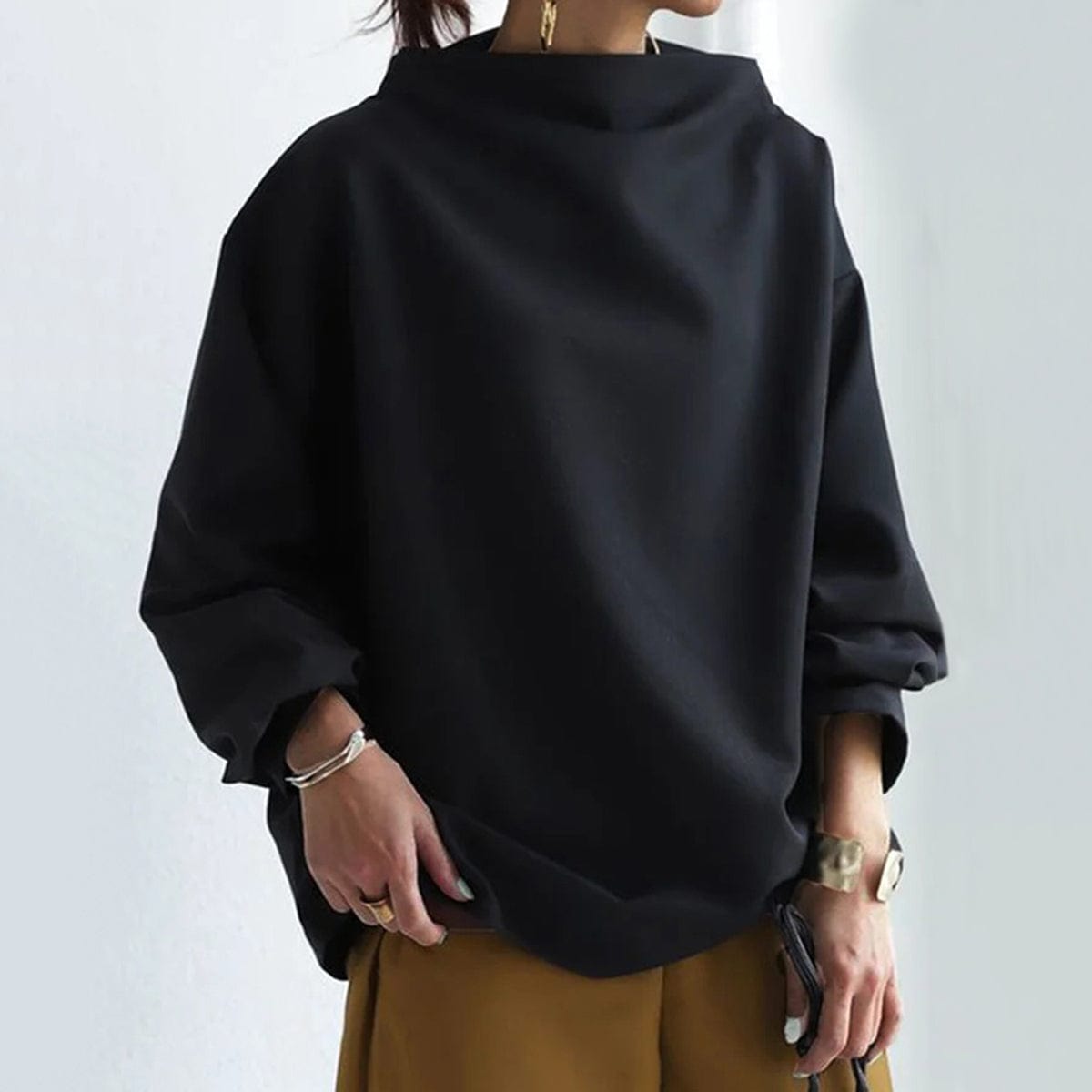 Women’s High Neck Casual Top
