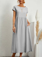 Women’s Elegant Flowy Midi Dress