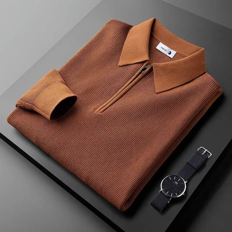 Ashford™ Half-Zip Polo Sweater