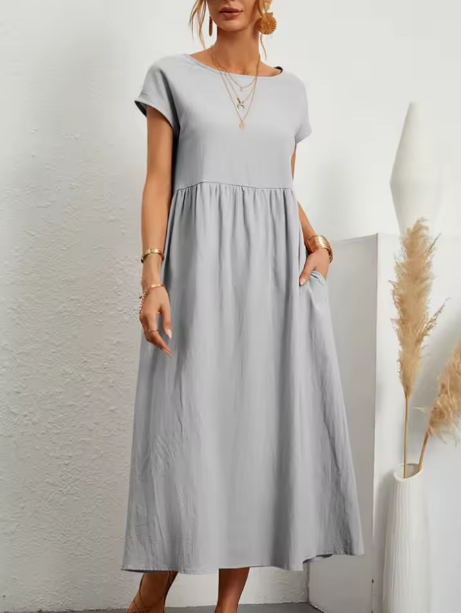 Women’s Elegant Flowy Midi Dress