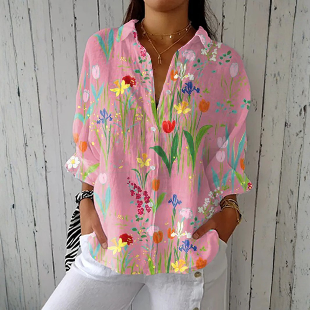 Women’s Floral Print Spring Blouse