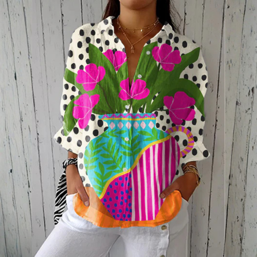 Women’s Casual Floral Print Blouse