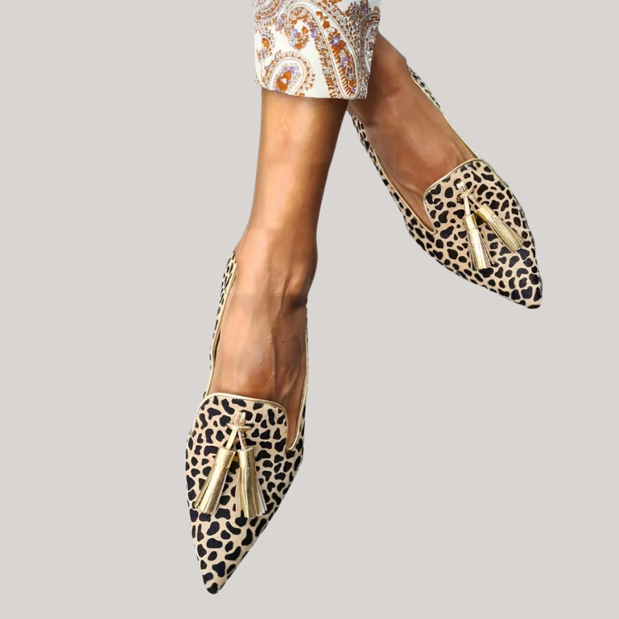 Julianne | Women's Leopard Moccasins