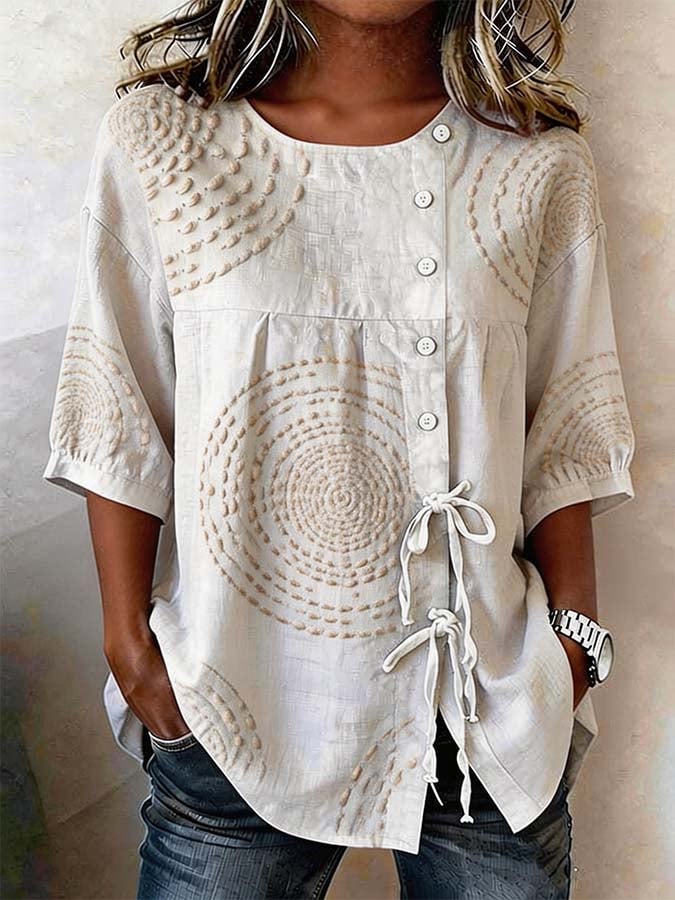 Women’s Embroidered Boho Blouse