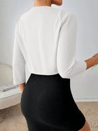 Clementine | Women's Cropped Open Front Blazer
