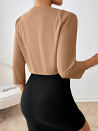 Clementine | Women's Cropped Open Front Blazer