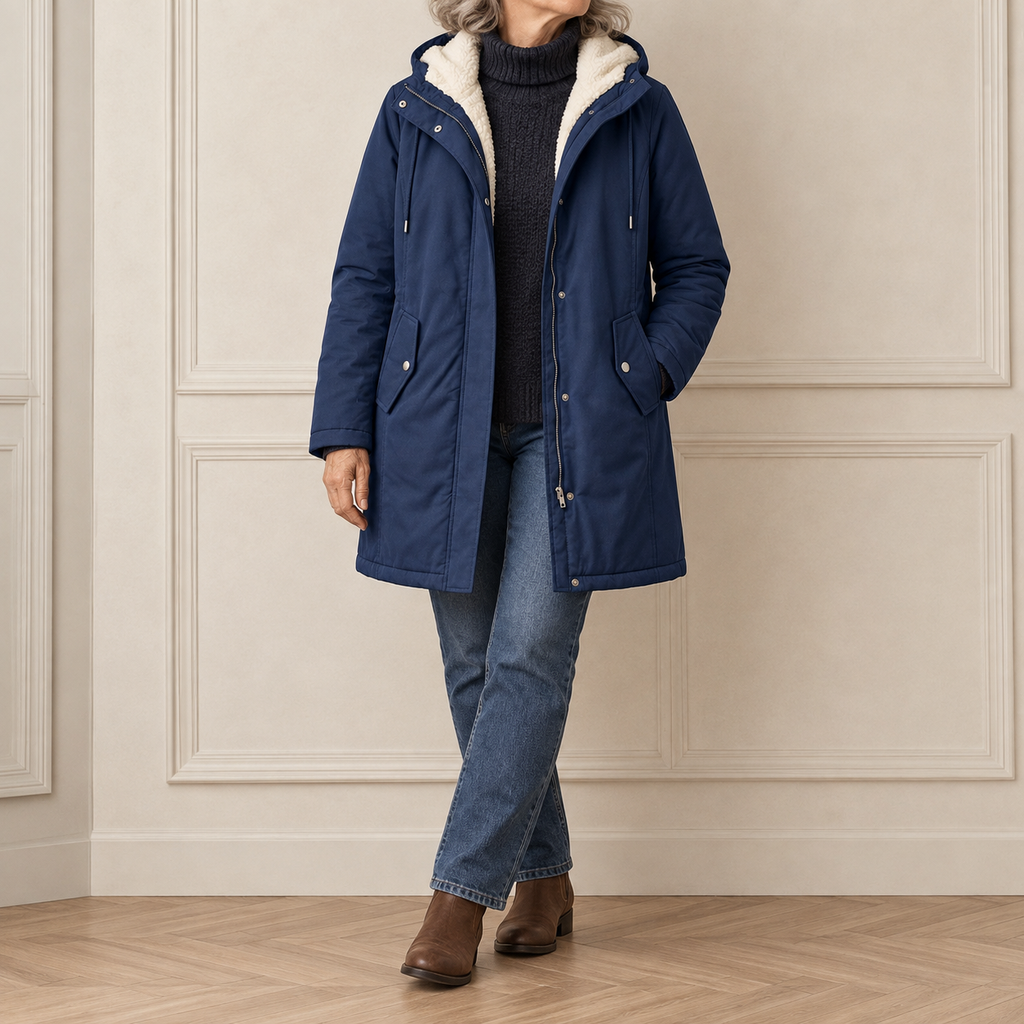 Olivia™ | Cozy Hooded Weatherproof Coat