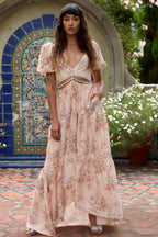 Women’s Elegant Flowy Evening Dress