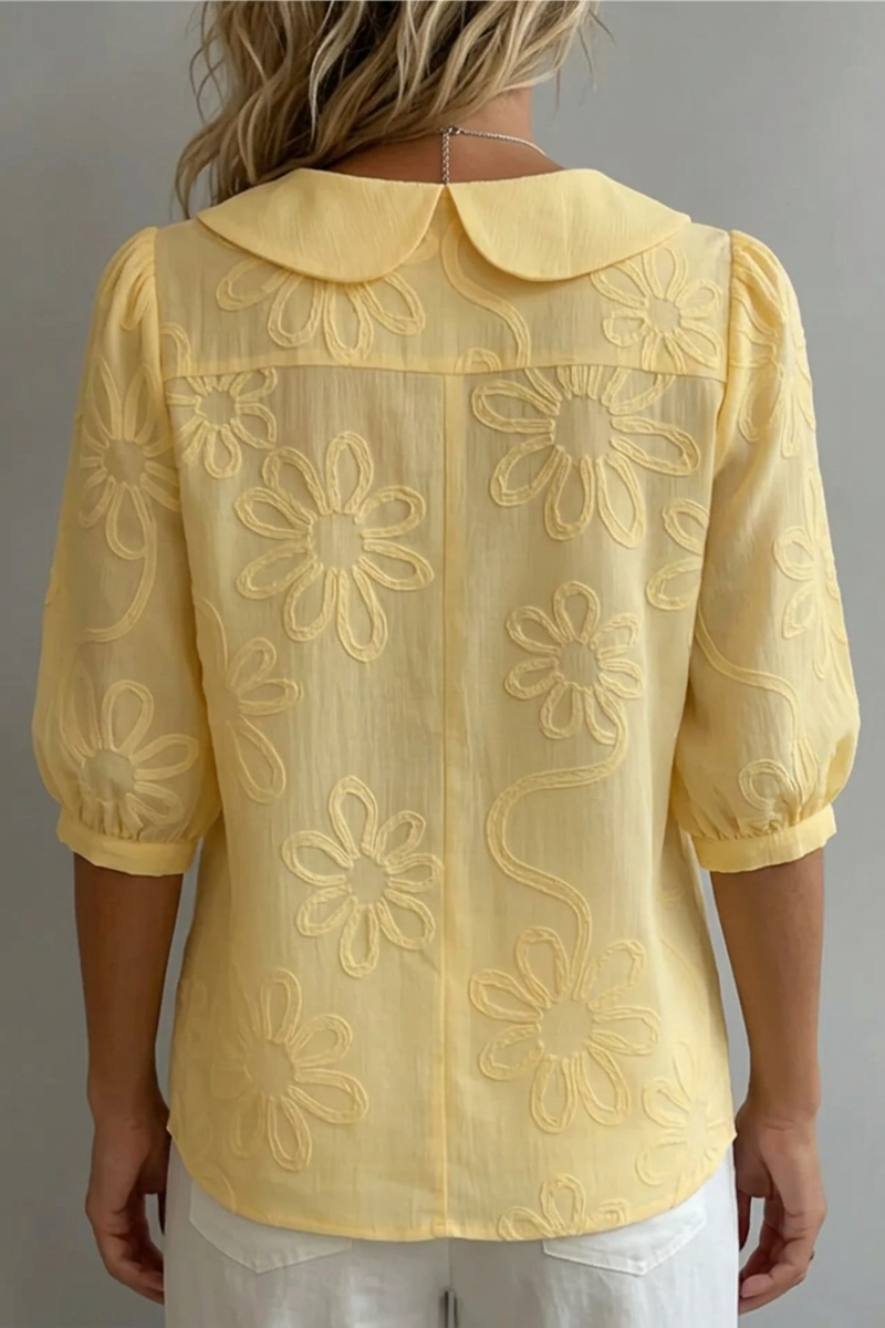 Women’s Elegant Floral Print Blouse