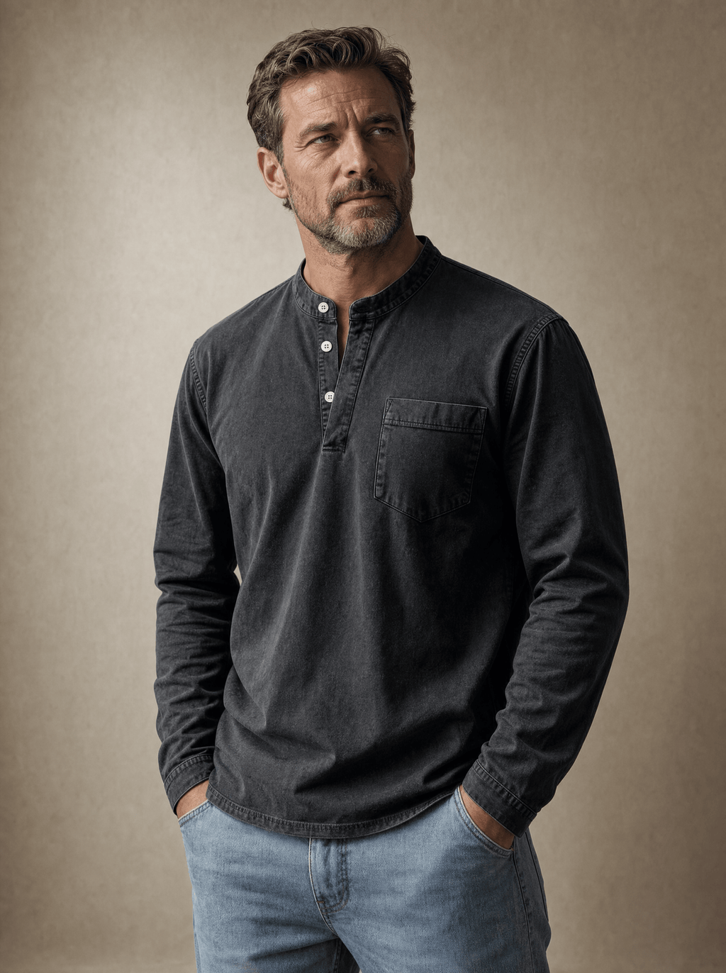 Henley - Long Sleeve