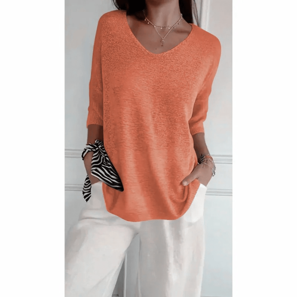 Women’s Elegant V-Neck Shirt