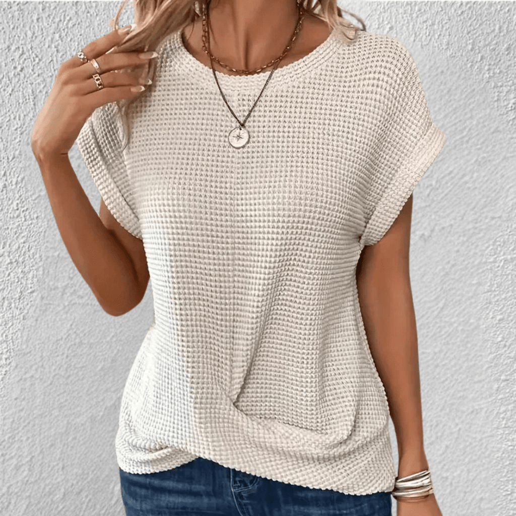Women’s Waffle Knit Tummy Control Top