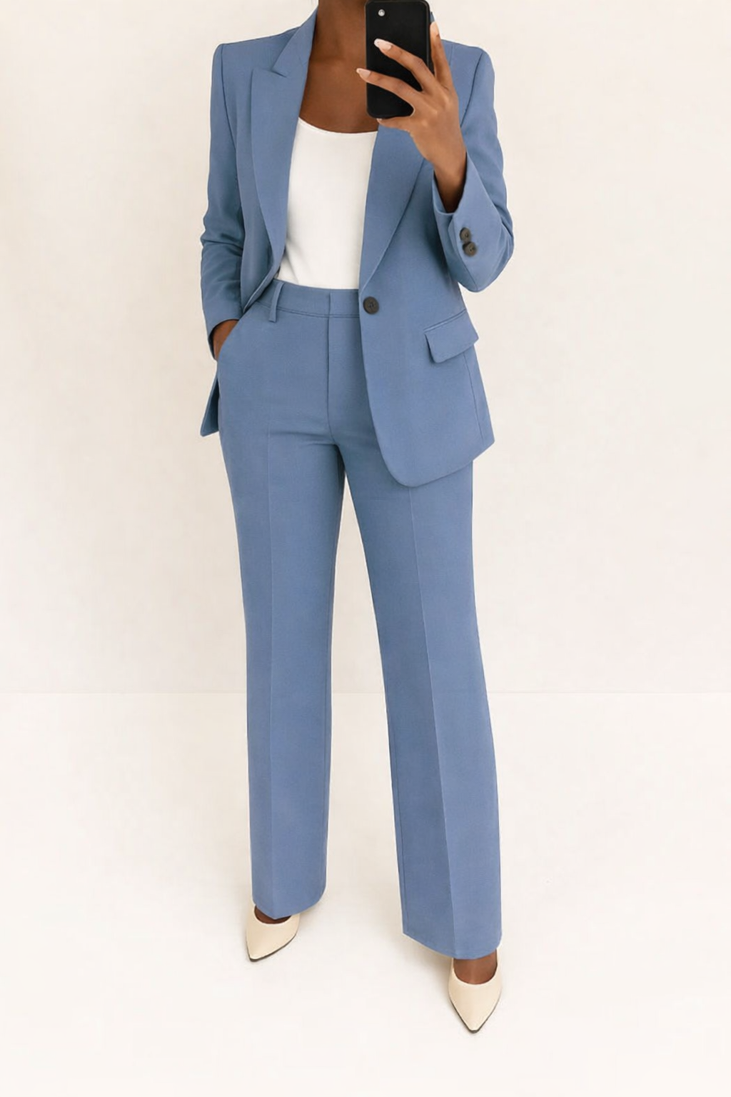 Marguerite | Women's Wide Leg Blazer Suit Set
