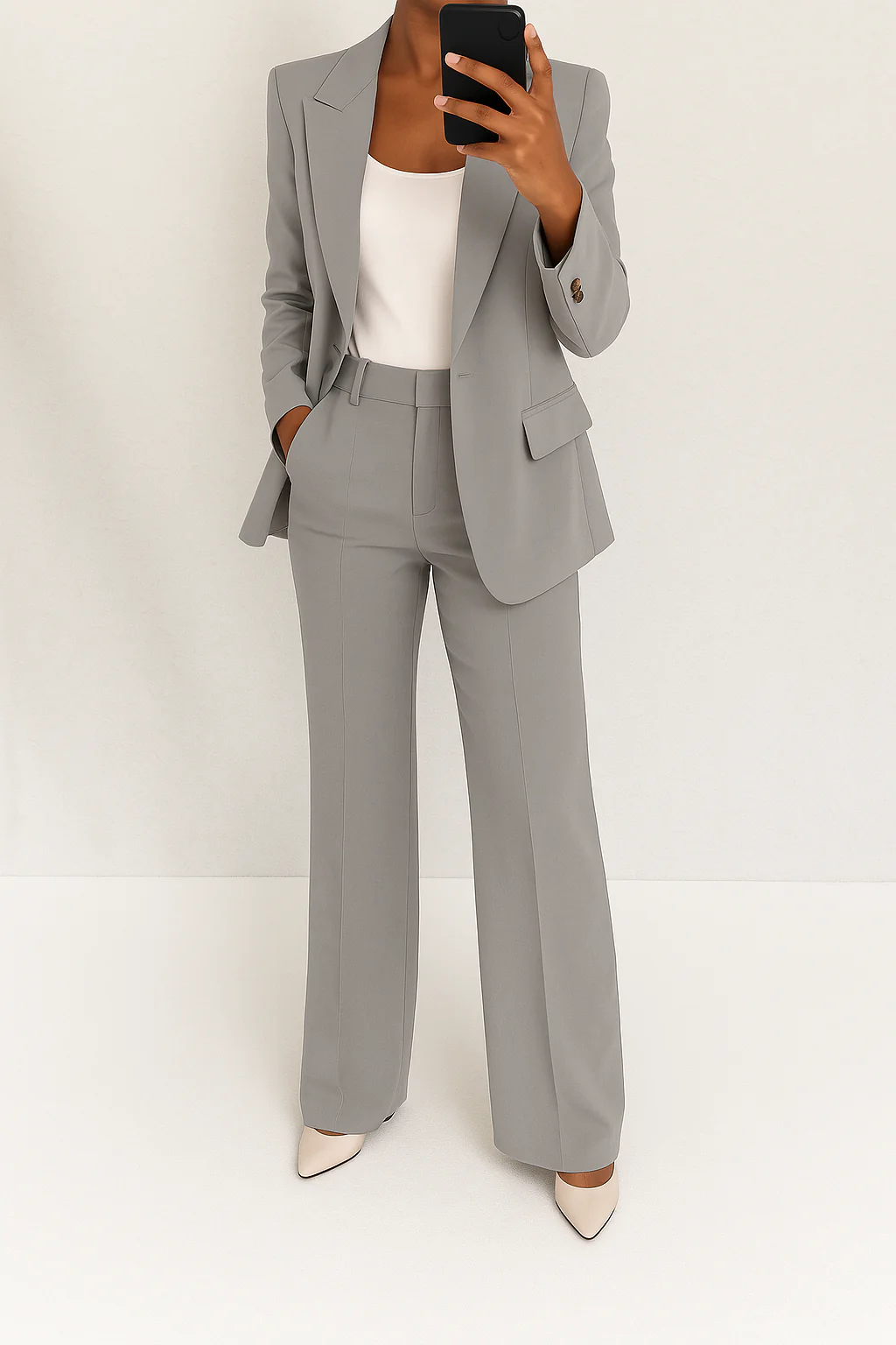 Marguerite | Women's Wide Leg Blazer Suit Set